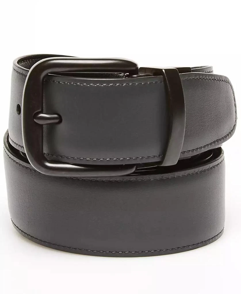 Original Penguin Men's Grey Day Logo Reversible Belt 2