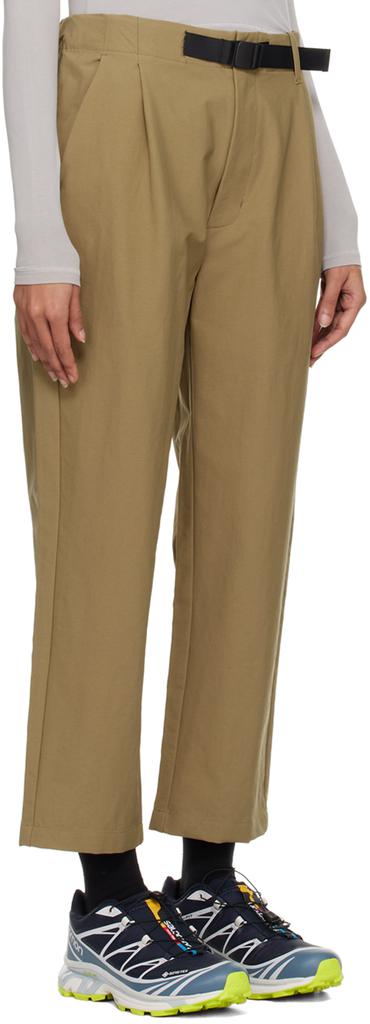 Goldwin Khaki One Tuck Pants