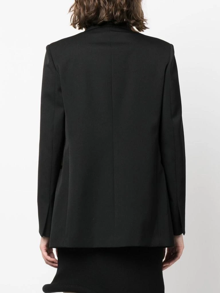 Lanvin Rhinestone-Embellished Black Wool Blazer 5