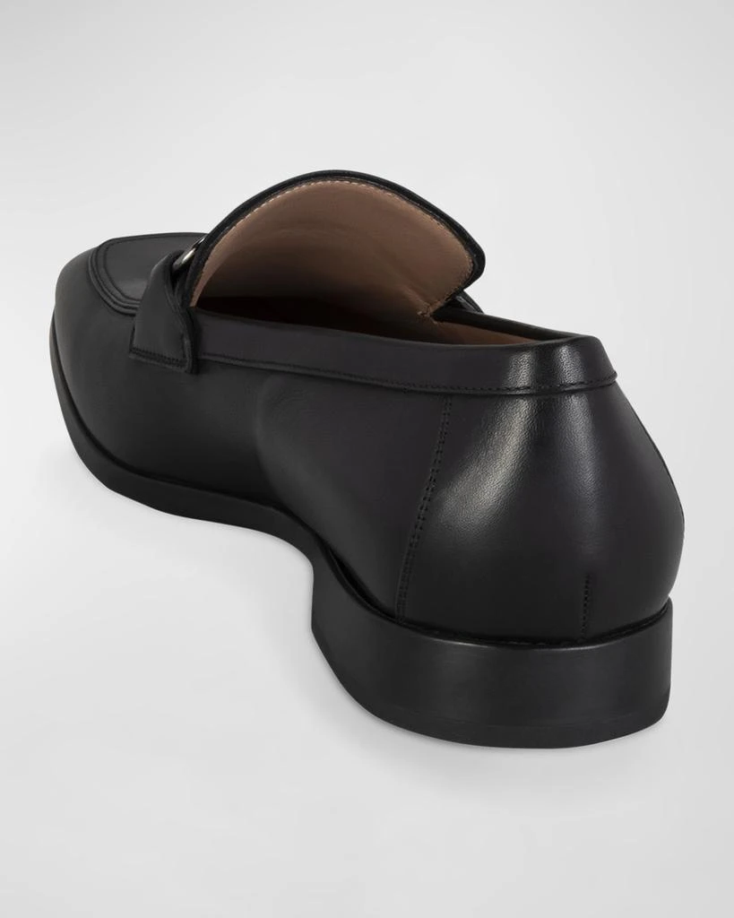 Salvatore Ferragamo Men's Front 4 Leather Drivers 4