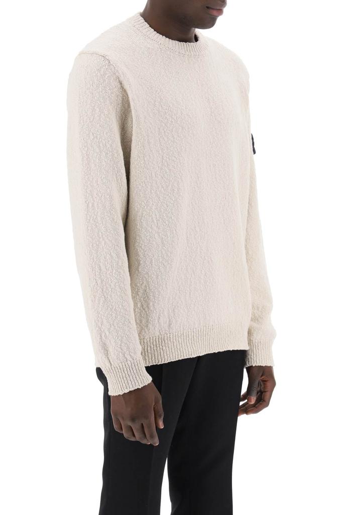 STONE ISLAND cotton and linen blend pullover