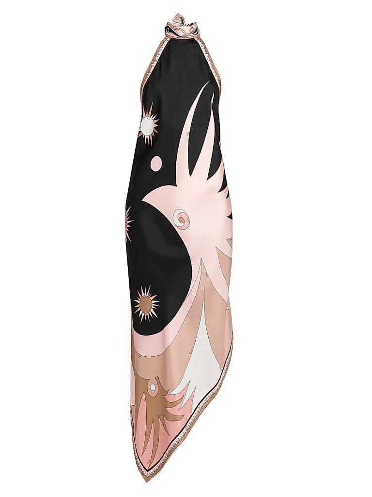 Pucci - Stella Print Silk Twill Asymmetrical Dress - For Unisex - Size: 46 - Nude - in Silk - Marmo Collection Pucci - Stella Print Silk Twill Asymmetrical Dress - For Unisex - Size: 46 - Nude - in Silk - Marmo Collection