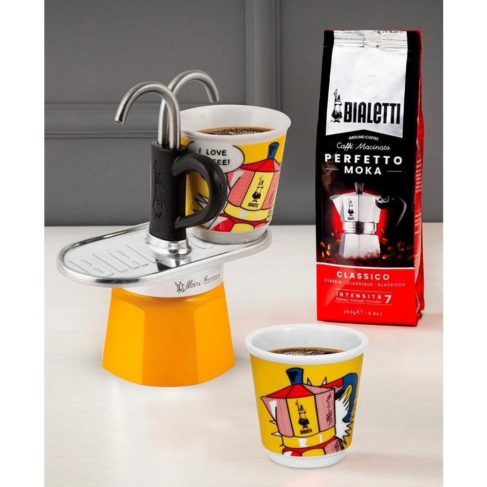 Bialetti Set Mini Express "R" Lichtenstein Plus 2 Bicc. 2.8 OZ Coffeemaker 2