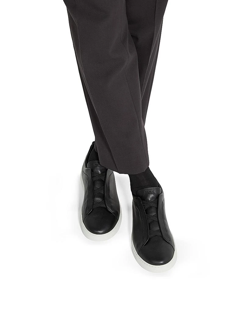 Zegna Secondskin Triple Stitch Sneakers 2