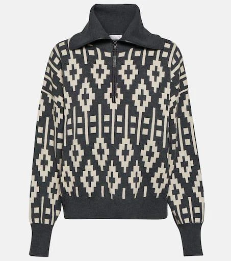 Brunello Cucinelli Vintage Jacquard wool-blend sweater 1