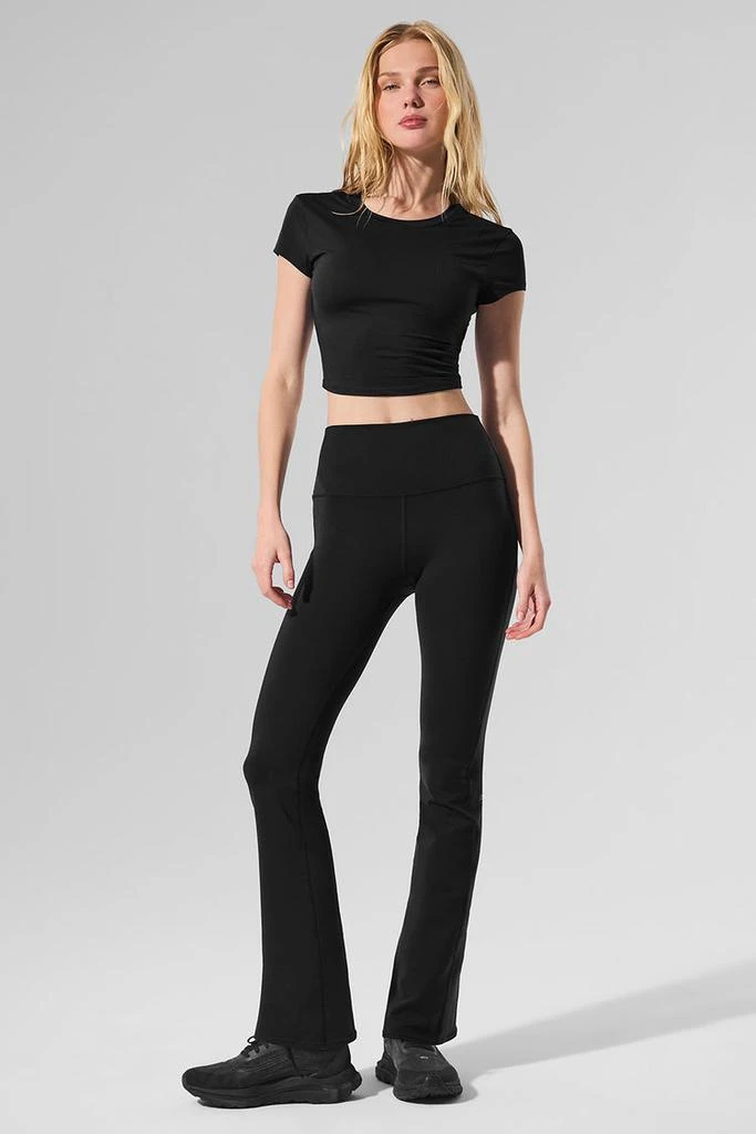 Alo Airbrush High-Waist 7/8 Bootcut Legging - Navy 5