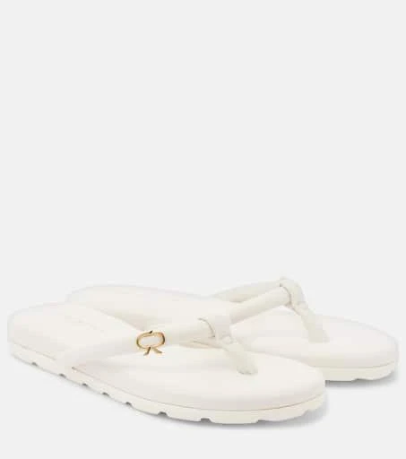 Gianvito Rossi Juno leather thong sandals 1