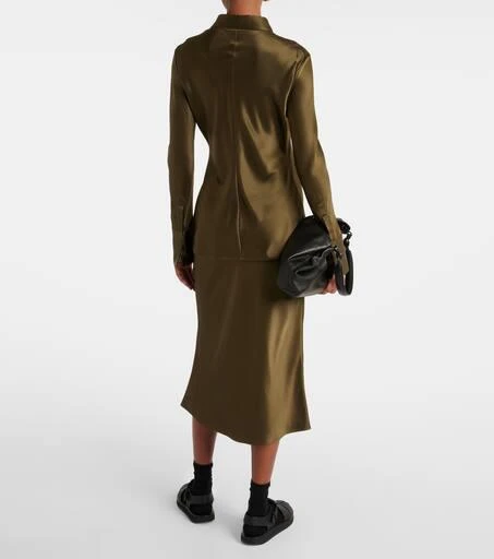 Joseph Brunel silk satin blouse 3