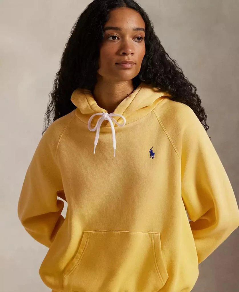Ralph Lauren Women's Shrunken Fit Fleece Hoodie Sweatshirt 19