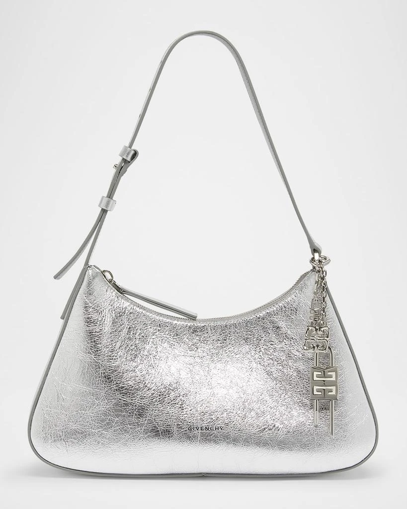Givenchy Lucky Small Lock Shoulder Bag in Metallic Leather 1