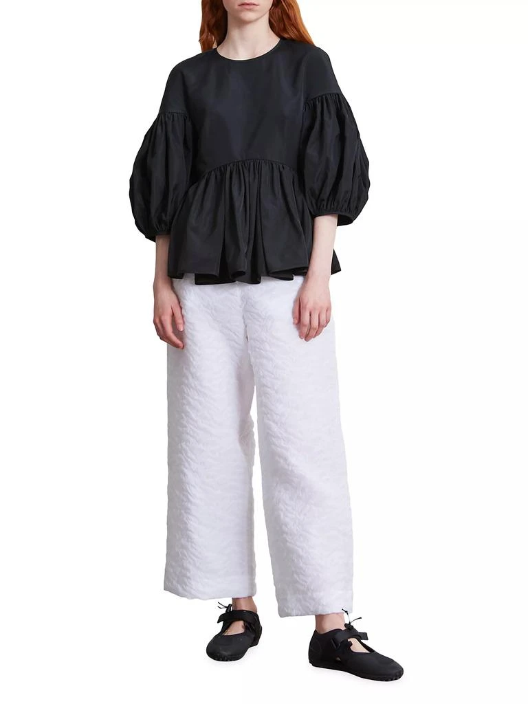 Cecilie Bahnsen Textured Straight-Leg Trousers 2