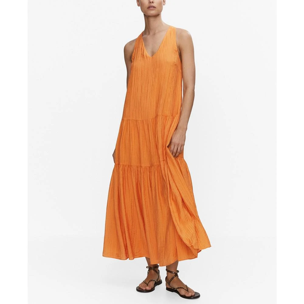 Mango Women's Textured Skater Dress 1