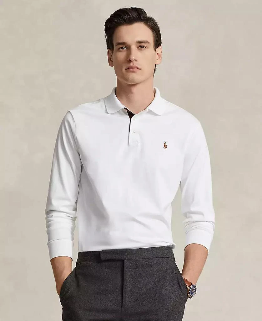 Ralph Lauren Men's Classic-Fit Long Sleeve Soft Cotton Polo Shirt 1