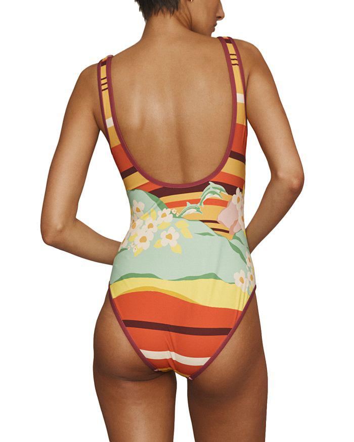 ALÉMAIS Palm Island One Piece Swimsuit