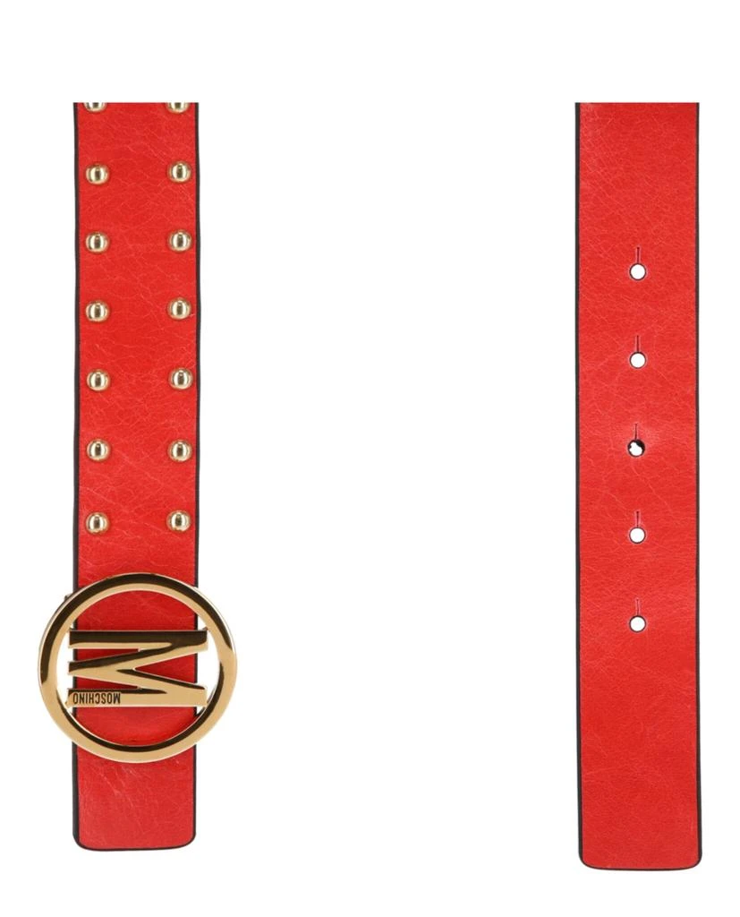 Moschino Circle M Gold Stud Belt 2
