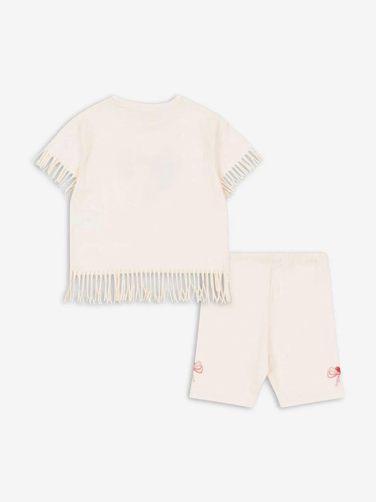 Konges Slojd Girls Marah Short Set in Ivory 3