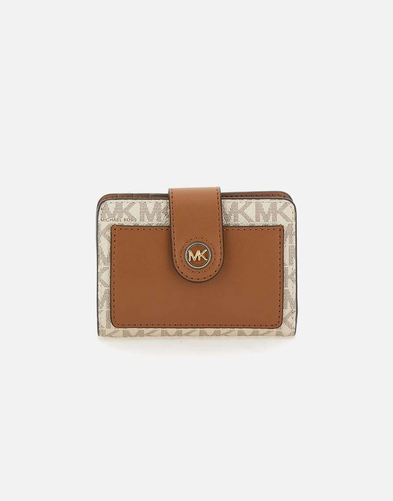 Michael Kors Monogram logo print wallet 1