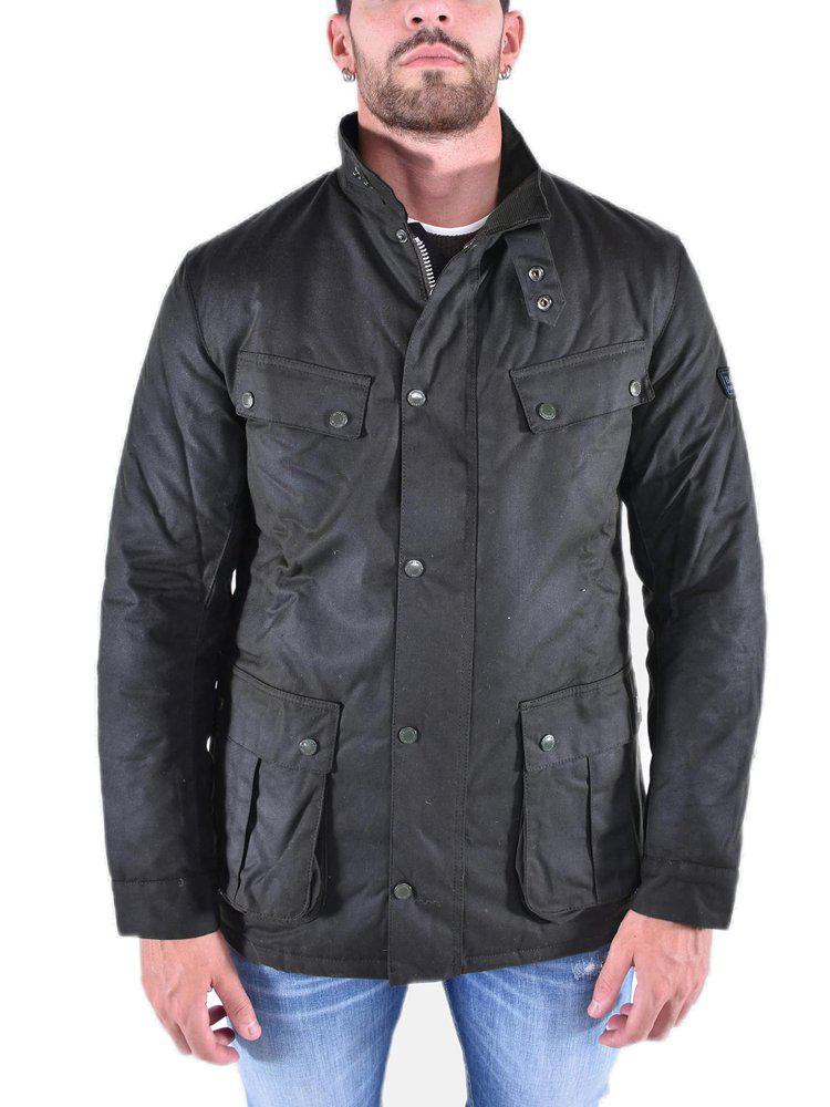 Barbour Barbour Tourer Logo Patch Waxed Jacket
