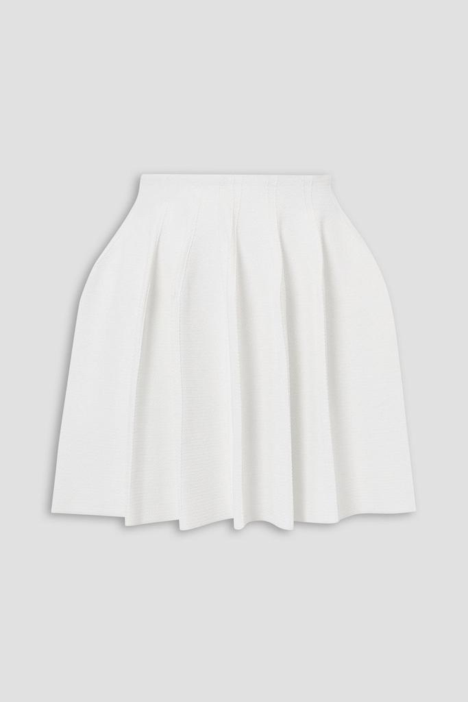 Alaïa Editions pleated piqué mini skirt