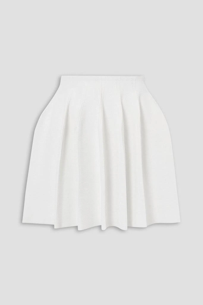 Alaïa Editions pleated piqué mini skirt 1