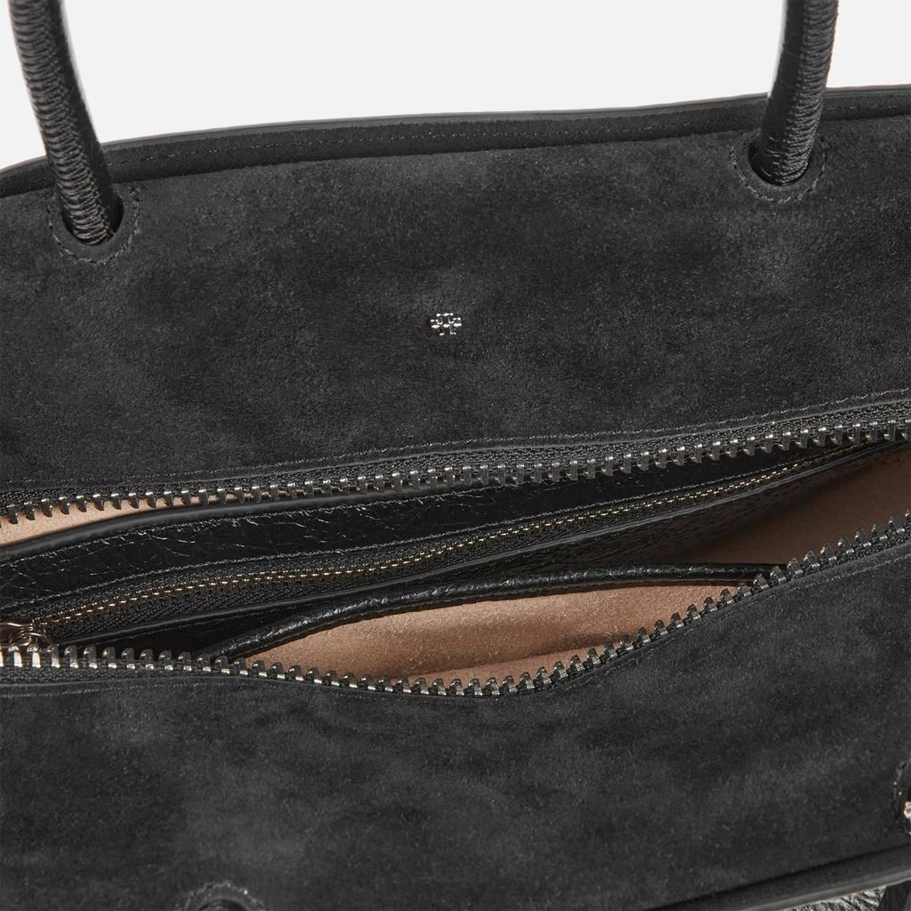 Tory Burch Tory Burch Mercer Distressed Leather Satchel 4
