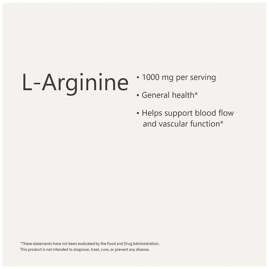 Walgreens L-Arginine 1000 mg Tablets 6