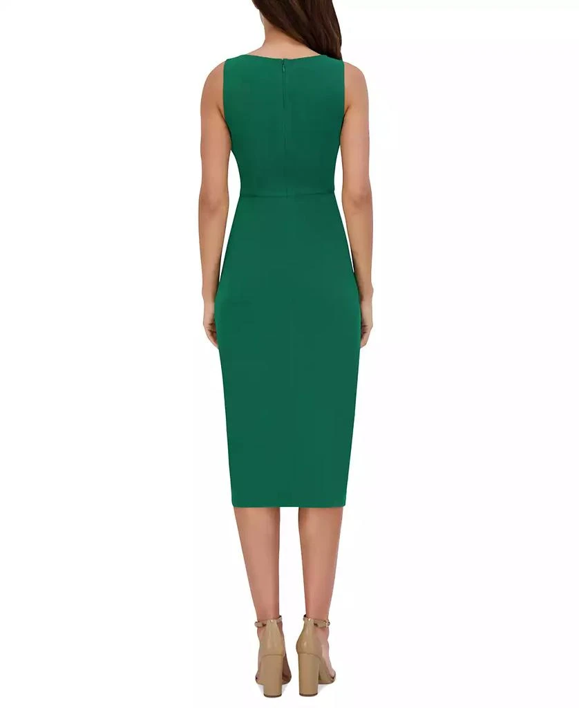 Siena Women's Ruched Side-Twist Sleeveless Midi Dress - Dresses & Skirts -  Free Shipping - BeyondStyle