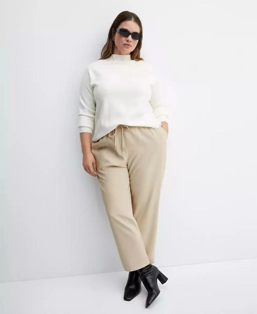 Mango Women's Drawstring Jogger Trousers 6