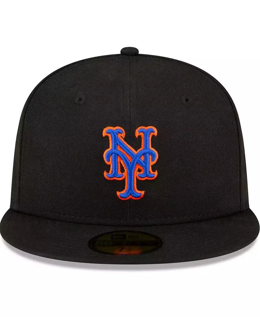 New Era Men's Black New York Mets Authentic Collection Alternate On-Field 59FIFTY Fitted Hat 2