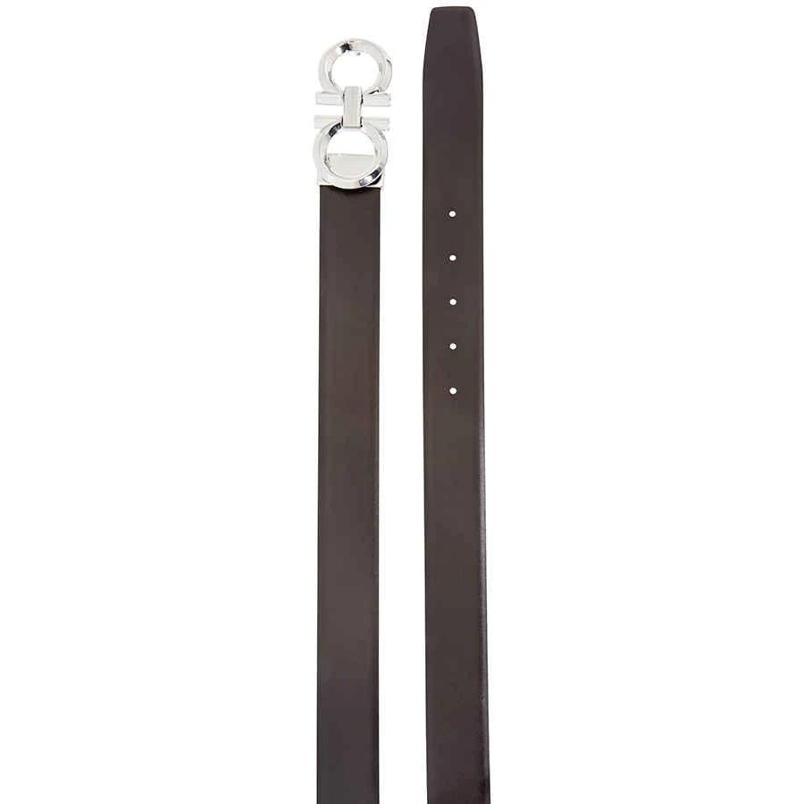 Salvatore Ferragamo Gancini Belt Reversible and Adjustable Black 679939 694743 2