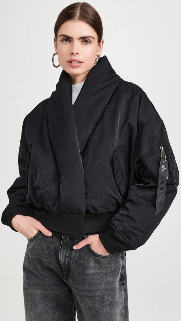 Alpha Industries Shawl Collar Flight Jacket