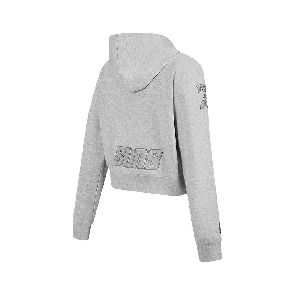 Pro Standard Women's Heather Gray Phoenix Suns Triple Tonal Full-Zip Hoodie