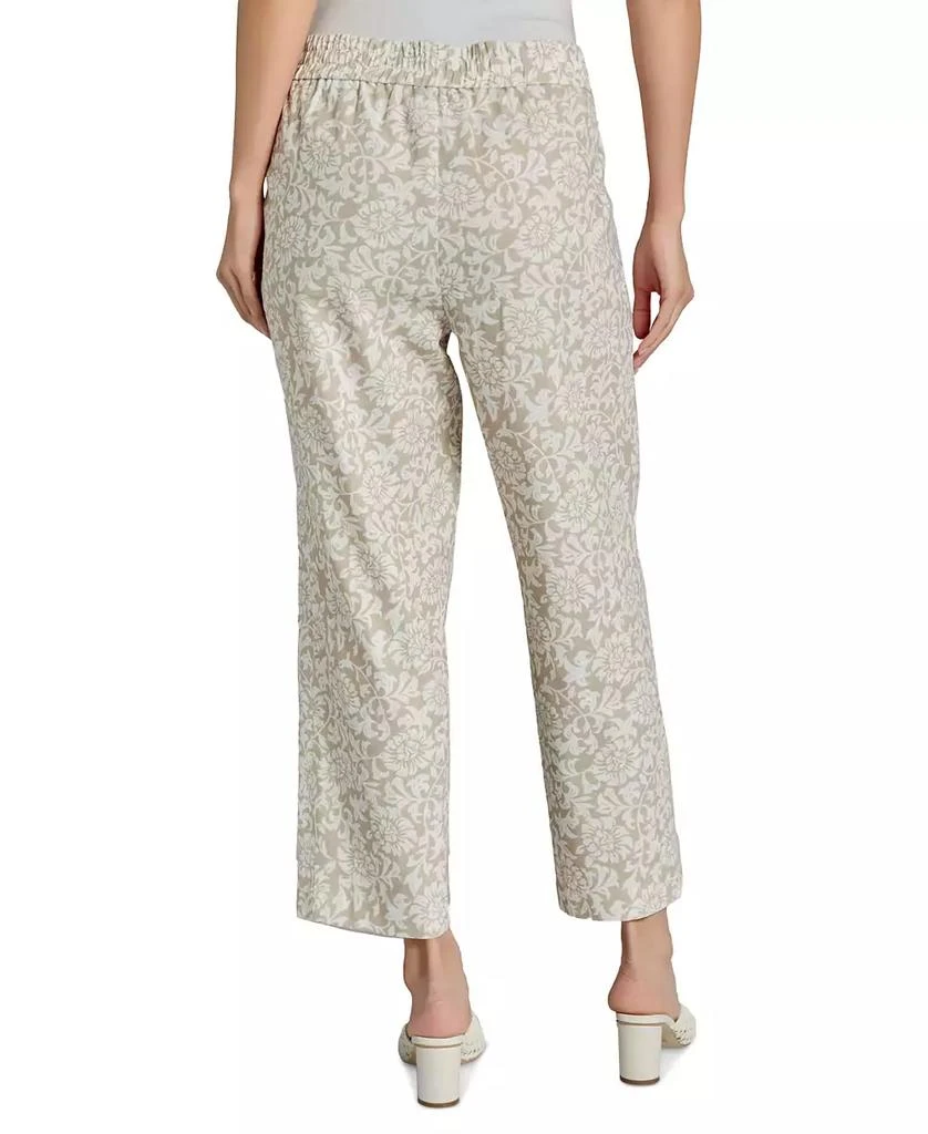JONES NEW YORK Petite Printed Pull-On Cropped Pants 3