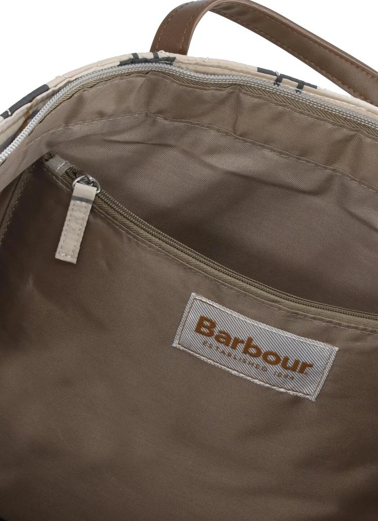 Barbour Barbour Wetherham Checkered Quilted Tote Bag 5