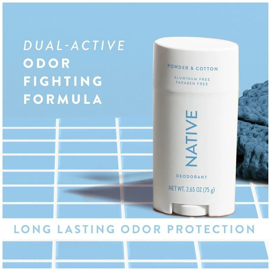 Native Deodorant Powder and Cotton 2