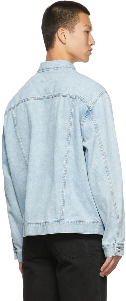 We11done Blue Denim Oversize Trucker Jacket 3