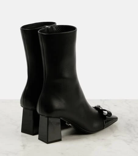 Versace Gianni Ribbon 70 leather ankle boots 3