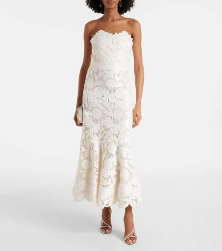 SIMKHAI Valetta embroidered midi dress 2