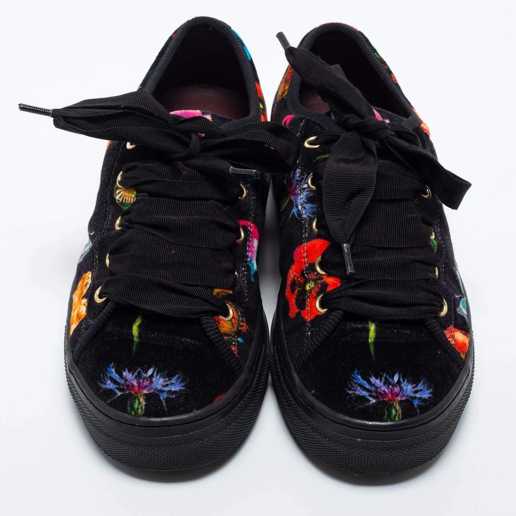 ETRO Etro Multicolor Velvet Low Top Sneakers Size 37 3