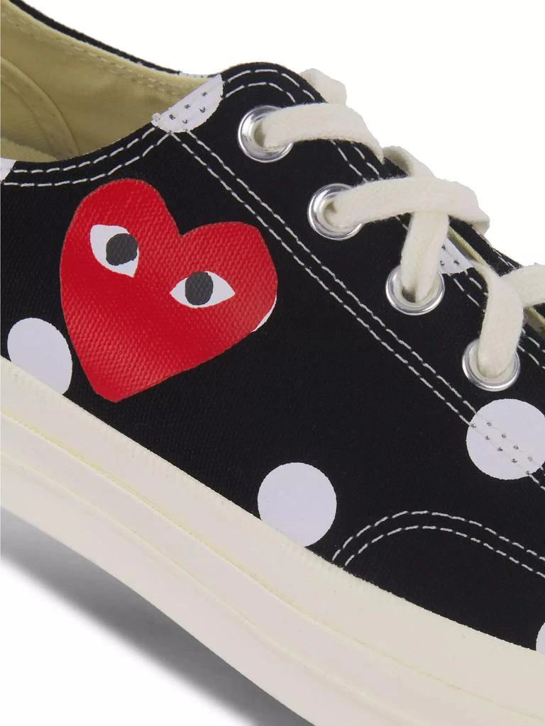 Comme des Garçons PLAY Unisex CdG Play x Converse Men's Polka Dot Low-Top Sneakers 6