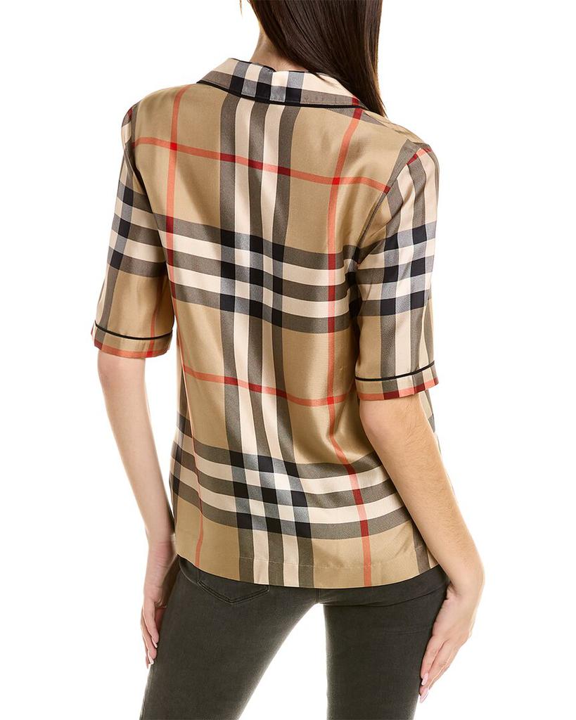 Burberry Vintage Check Silk Pyjama Shirt