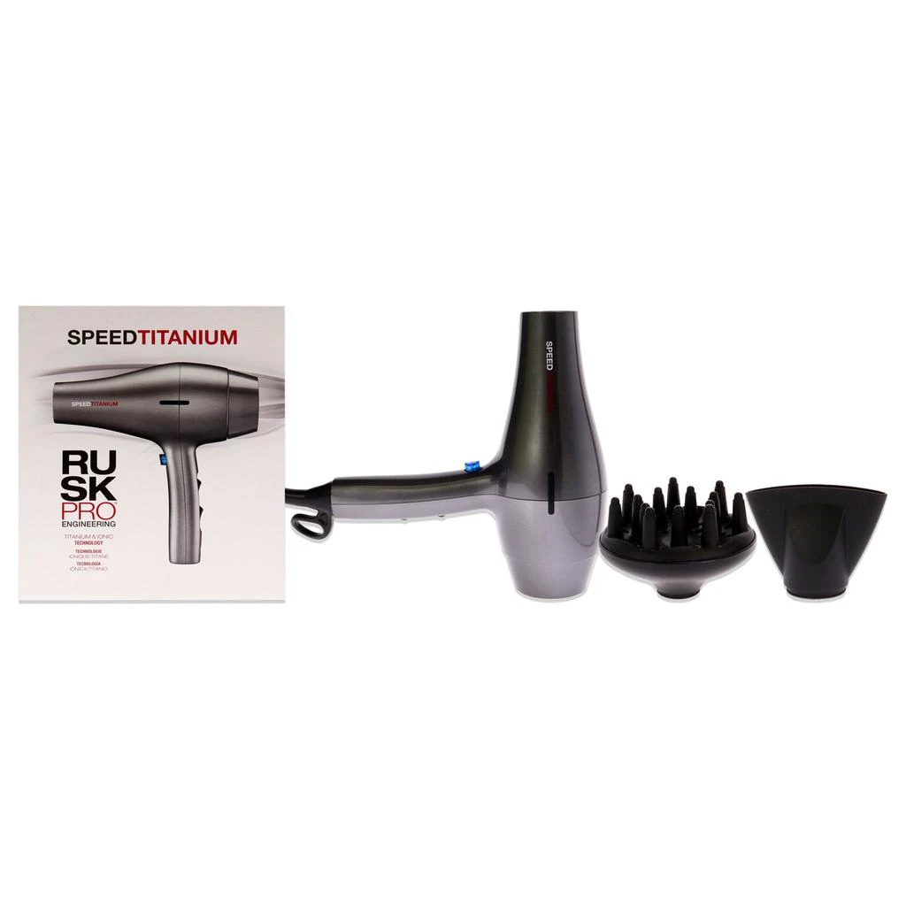 Rusk Speed Titanium Hair Dryer - IRP6177UC by  for Unisex - 1 Pc Hair Dryer 1