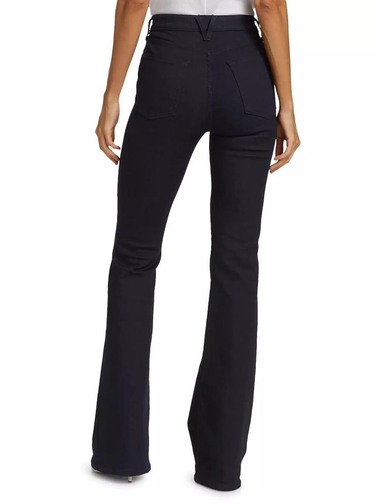 VERONICA BEARD Beverly High-Rise Skinny Flared Pants 4