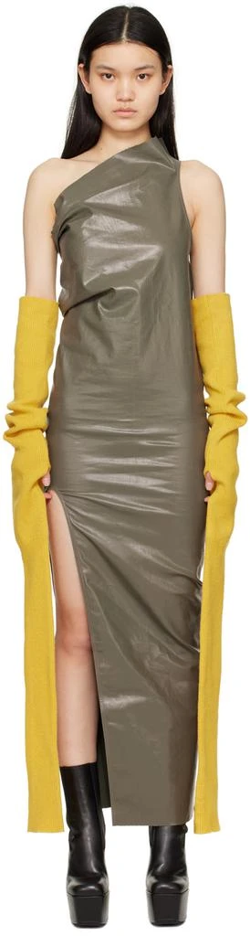 Rick Owens Yellow Knit Extended Sleeves