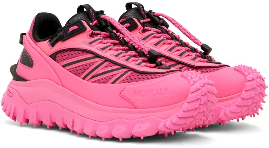 【関税＆送料込み】Moncler Pink Sneakers Moncler Pink Trailgrip GTX Sneakers - Casual Shoes - Free