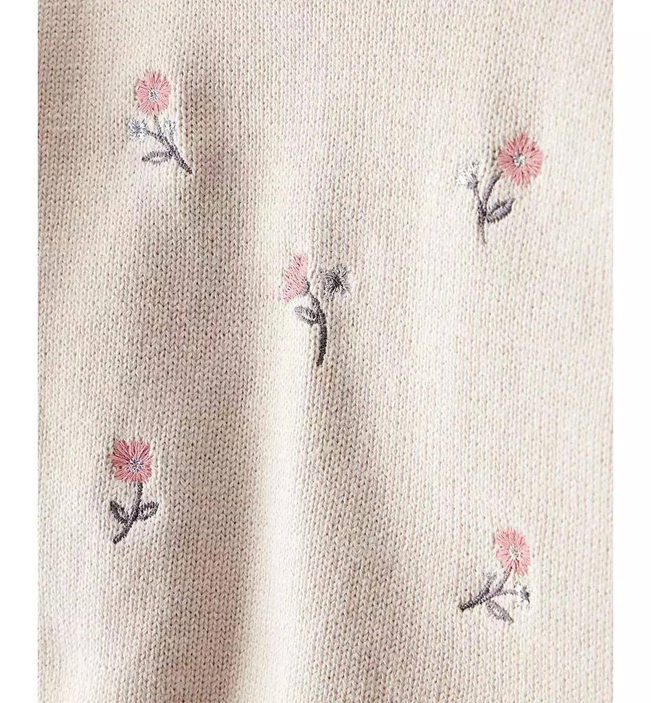 Carter's Baby Girls Floral Long-Sleeve Sweater and Pants, 2-Piece Set 4