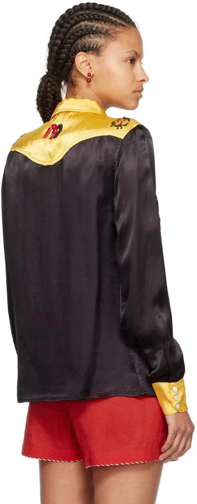 BODE Yellow & Black Rodeo Shirt 3