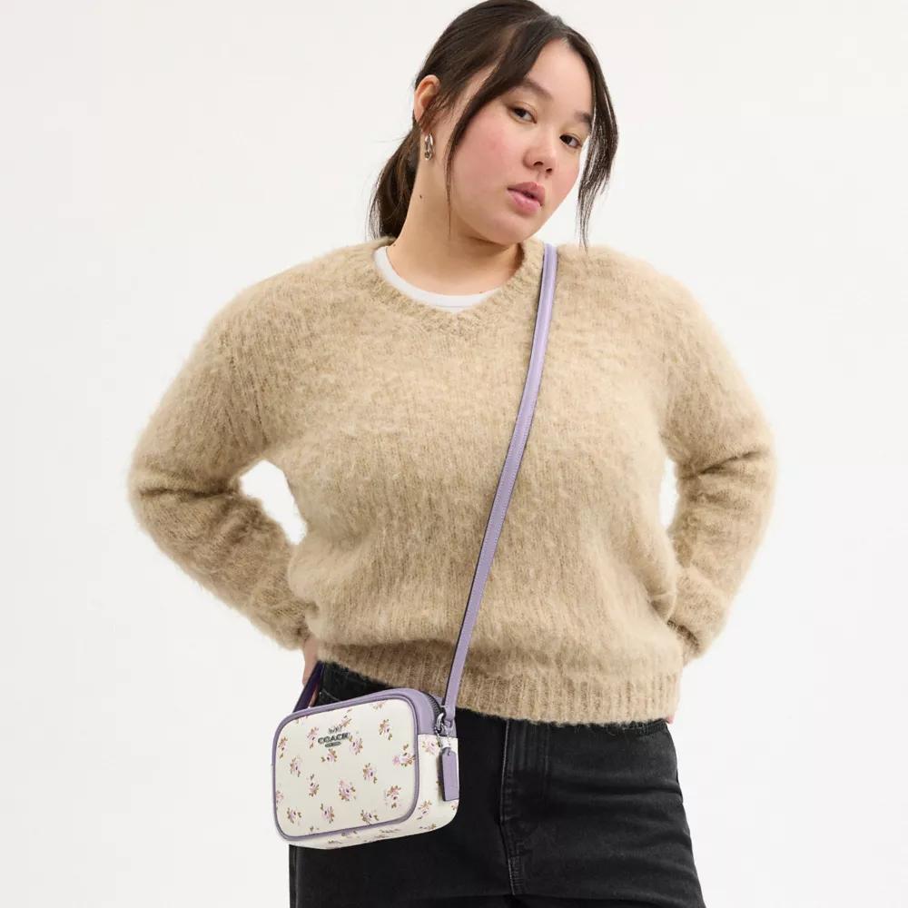Coach Mini Jamie Camera Bag With Floral Print - Crossbody