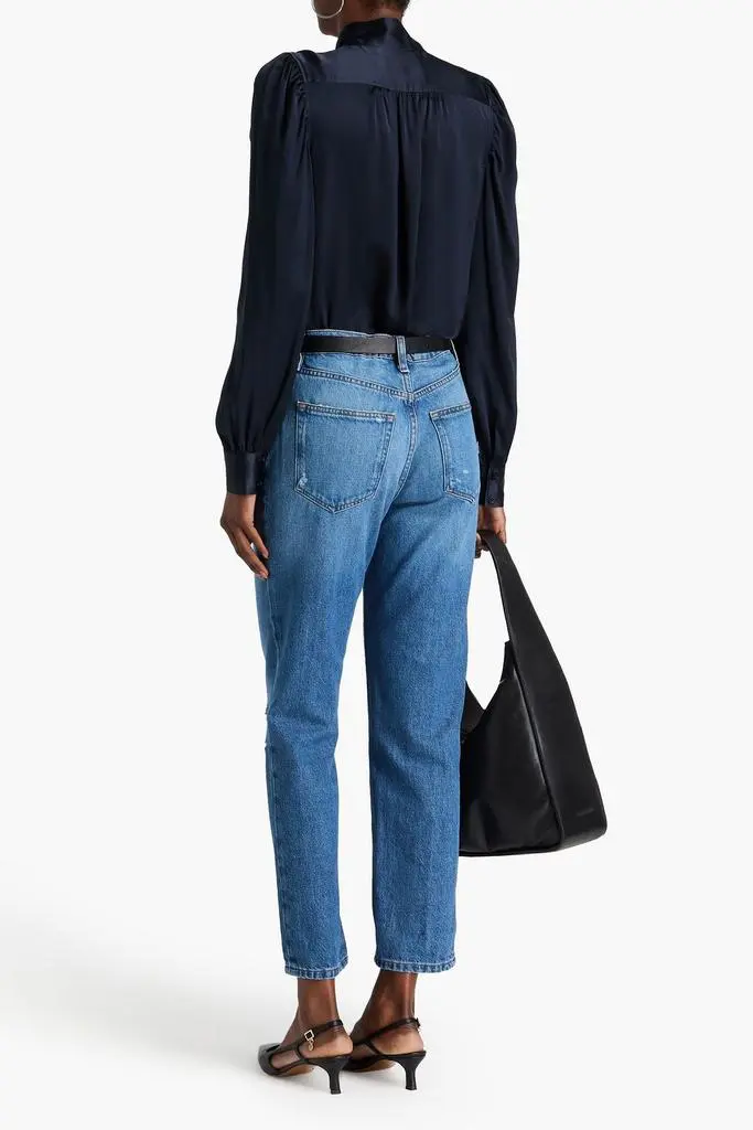 FRAME Le Mec high-rise straight-leg jeans 3