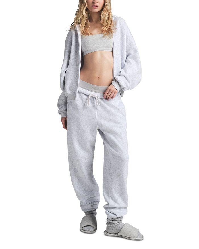 SKIMS Cotton Fleece Full Zip Hoodie